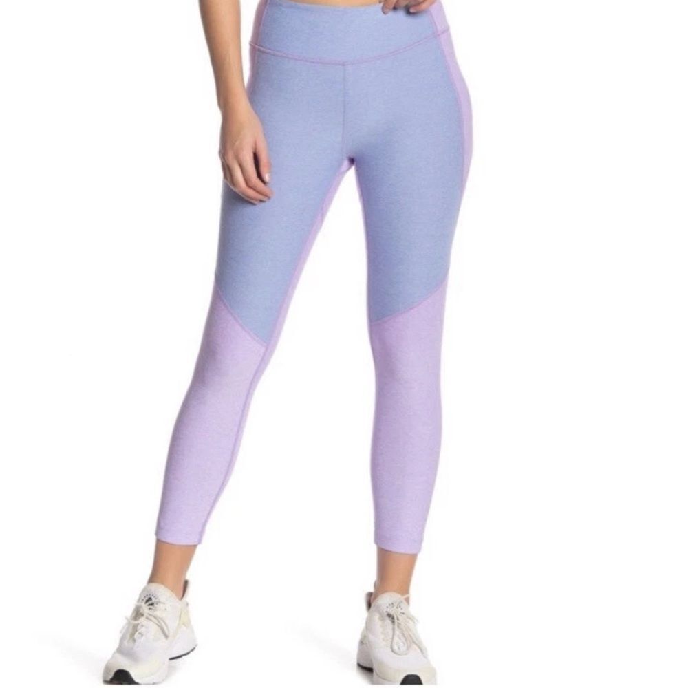 Outdoor Voices 3/4 Two-Tone colorblock Leggings size L